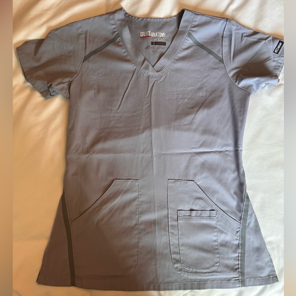 Grey Greys Anatomy scrub top